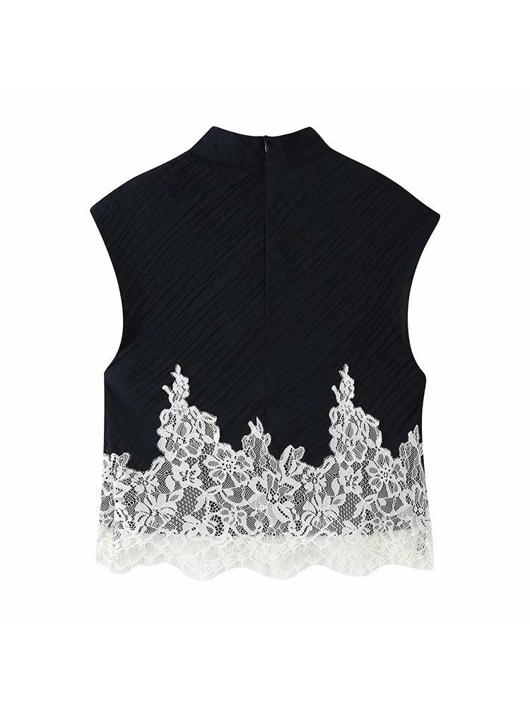 Women White Lace Patchwork Ele - Midi Skirt Floral recension och pris