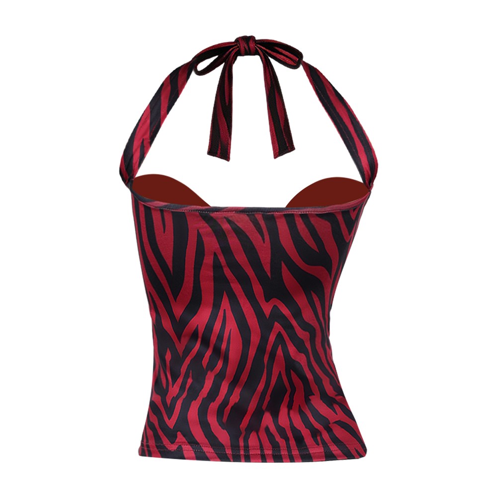 Nikki Cosplay Red Halter Top M - Maxi Dress Halter recension och pris