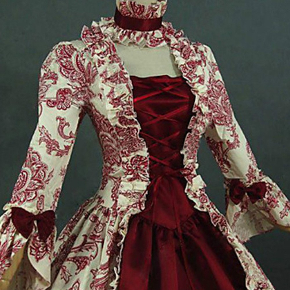 Printed Long Sleeve High Waist - Maxi Dress Halter recension och pris