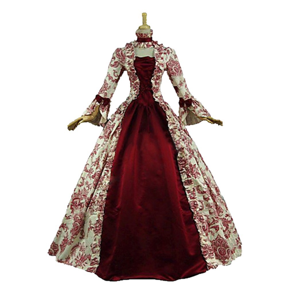 Printed Long Sleeve High Waist - Maxi Dress Halter recension och pris